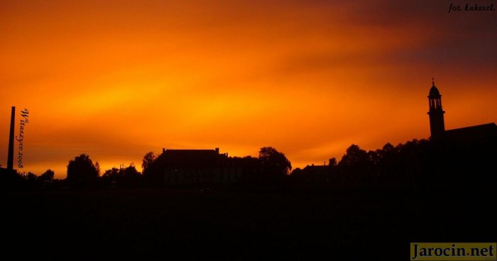 Witaszyce - zachód słońca