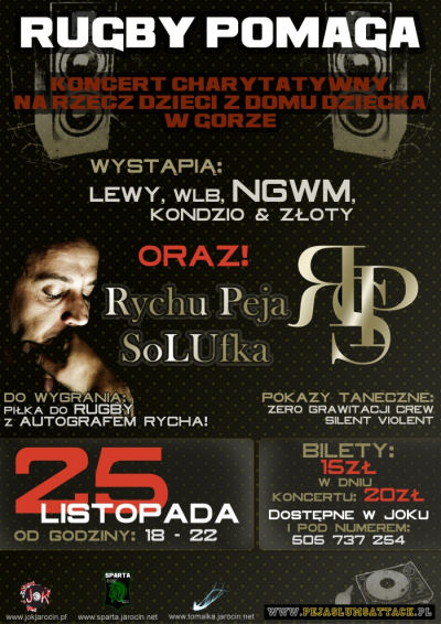 Koncert charytatywny „RUGBY POMAGA!”